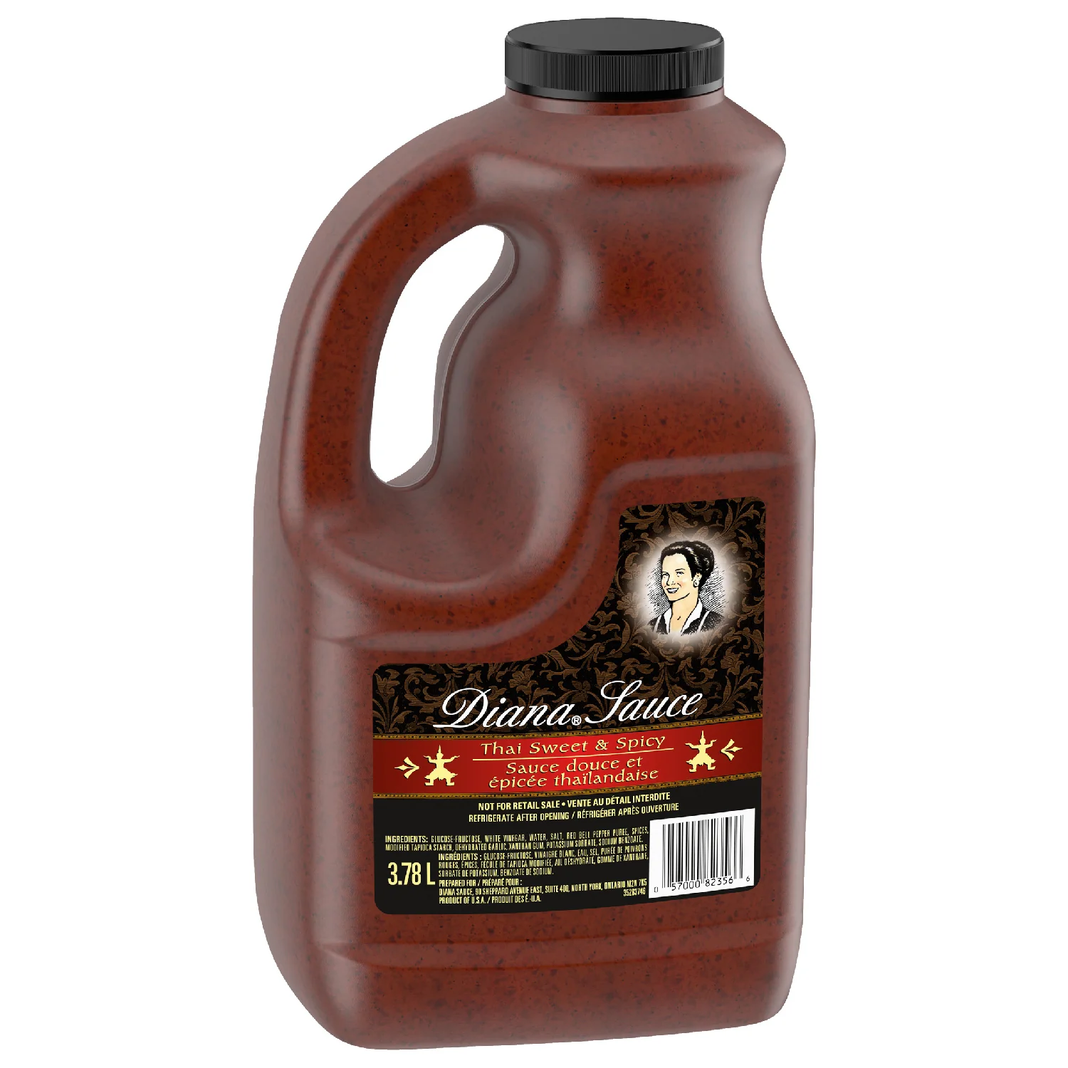 Sauce Thai Sweet & Spicy - 2 x 3.78 L - Diana - Restaurant and Foodservice Ingredients - Canadian Distribution - Ships Free Within Canada on Orders Above CAD $199 - Image 3