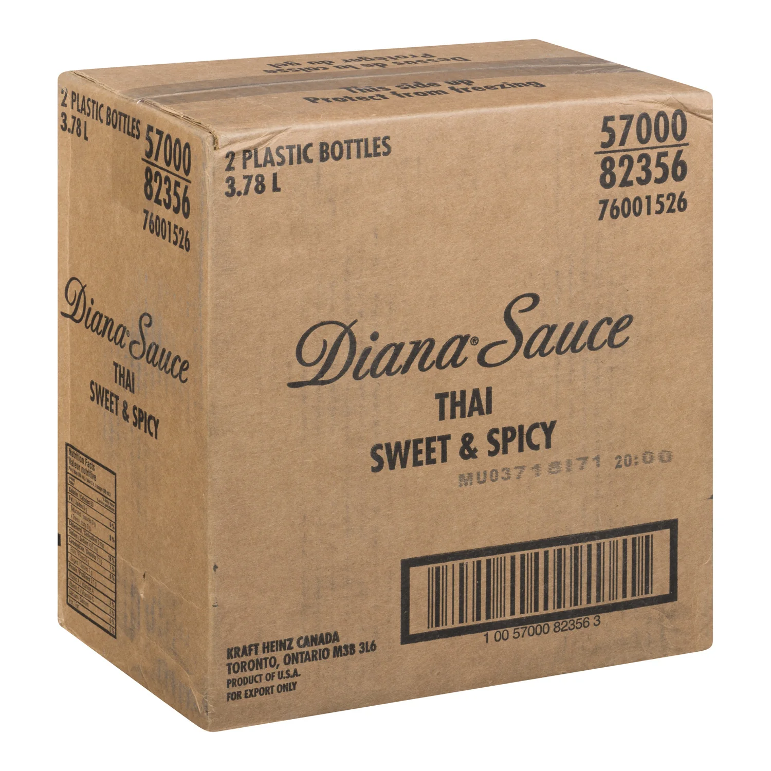 Sauce Thai Sweet & Spicy - 2 x 3.78 L - Diana - Restaurant and Foodservice Ingredients - Canadian Distribution - Ships Free Within Canada on Orders Above CAD $199 - Image 4