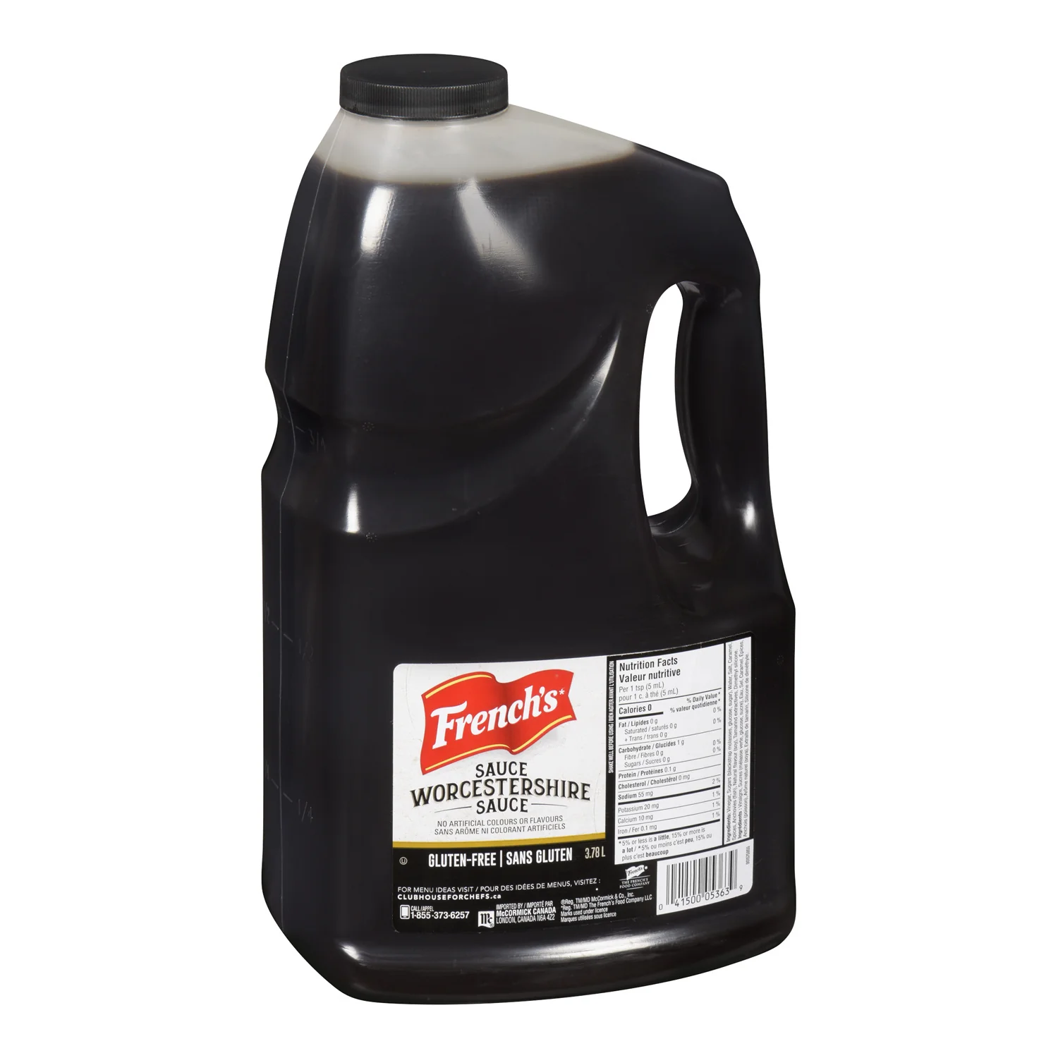 Sauce Worcestershire - 2 x 3.78 L - Frenchs - Restaurant and Foodservice Ingredients - Canadian Distribution - Ships Free Within Canada on Orders Above CAD $199