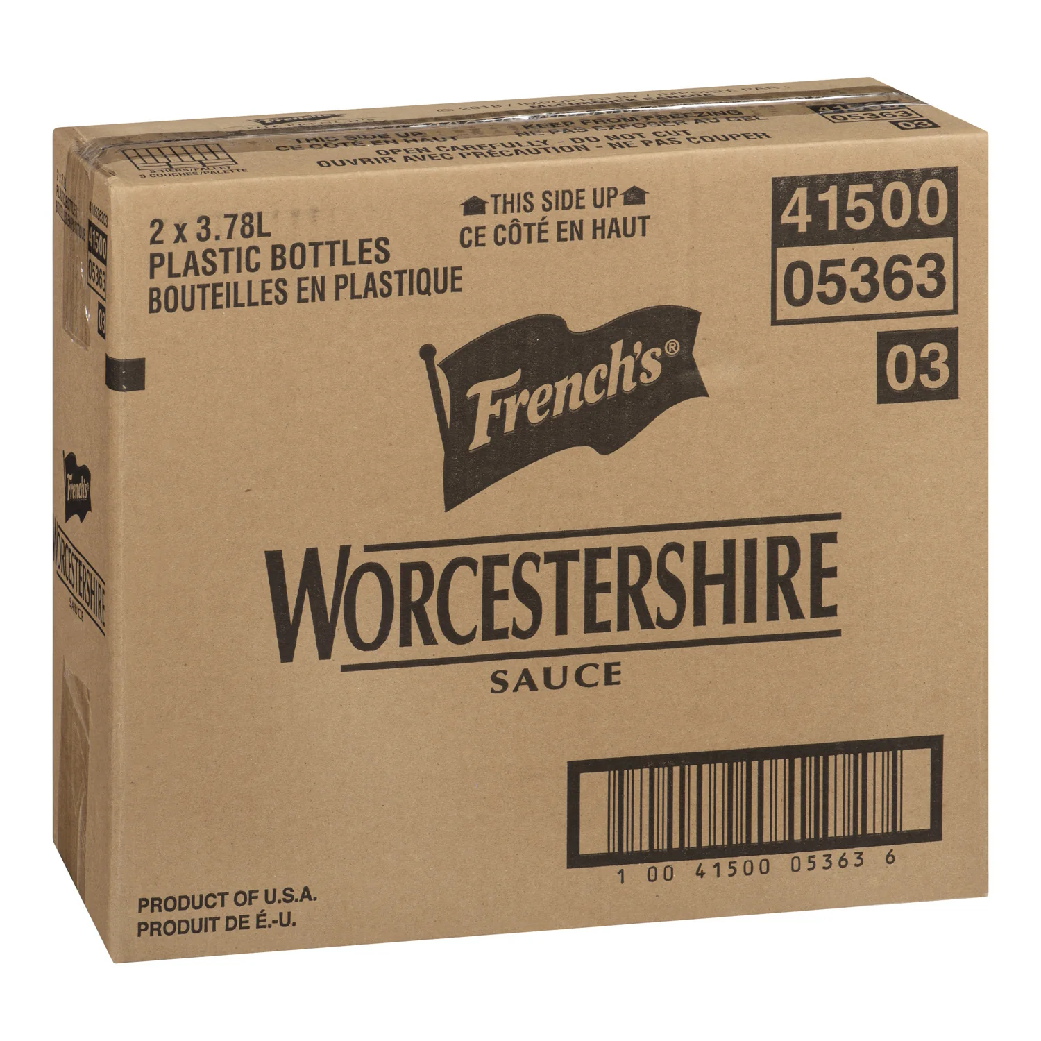 Sauce Worcestershire - 2 x 3.78 L - Frenchs - Restaurant and Foodservice Ingredients - Canadian Distribution - Ships Free Within Canada on Orders Above CAD $199 - Image 2