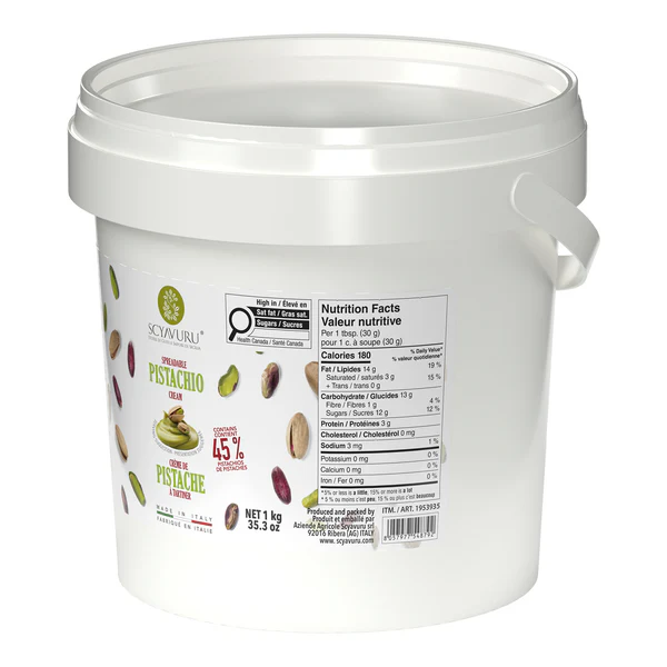 Scyavuru Pistachio Cream - 4 x 1kg - Grocery and Food Items - Canadian Distribution - Ships Free Within Canada on Orders Above CAD $199 - Image 2
