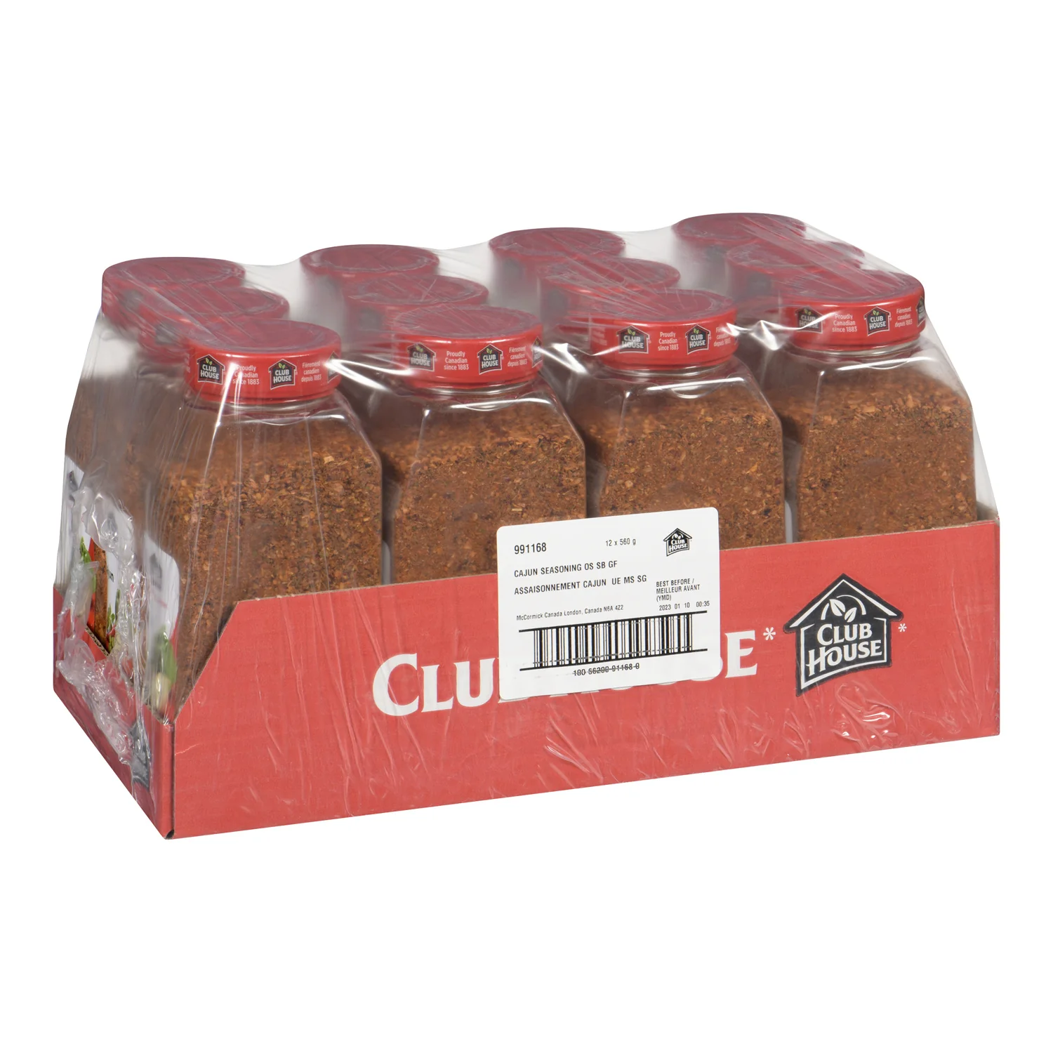 Seasoning Cajun Spice One Step - 12 x 560 g (Case = 1 x 560 g) - Clubhouse - Restaurant and Foodservice Ingredients - Canadian Distribution - Ships Free Within Canada on Orders Above CAD $199 - Image 2
