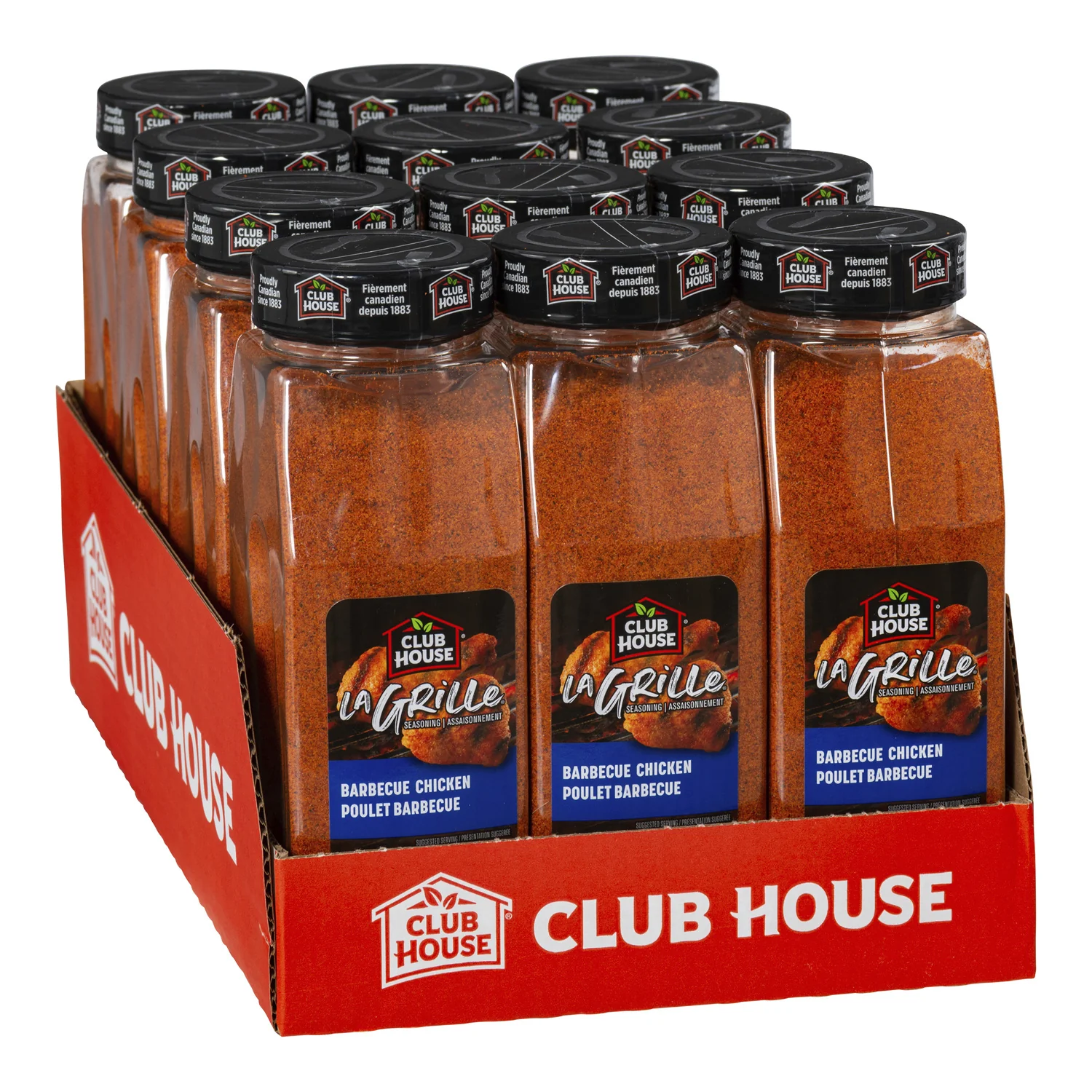 Seasoning Chicken BBQ Spices - 12 x 890 g - Clubhouse - Restaurant and Foodservice Ingredients - Canadian Distribution - Ships Free Within Canada on Orders Above CAD $199 - Image 2