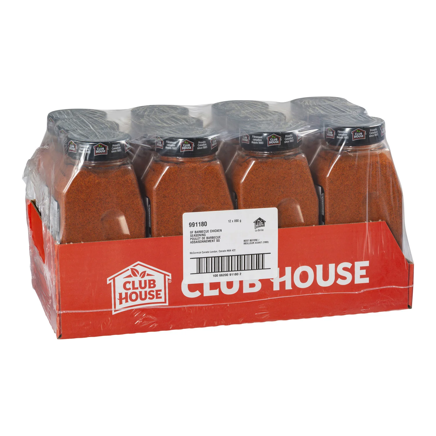 Seasoning Chicken BBQ Spices - 12 x 890 g - Clubhouse - Restaurant and Foodservice Ingredients - Canadian Distribution - Ships Free Within Canada on Orders Above CAD $199 - Image 3