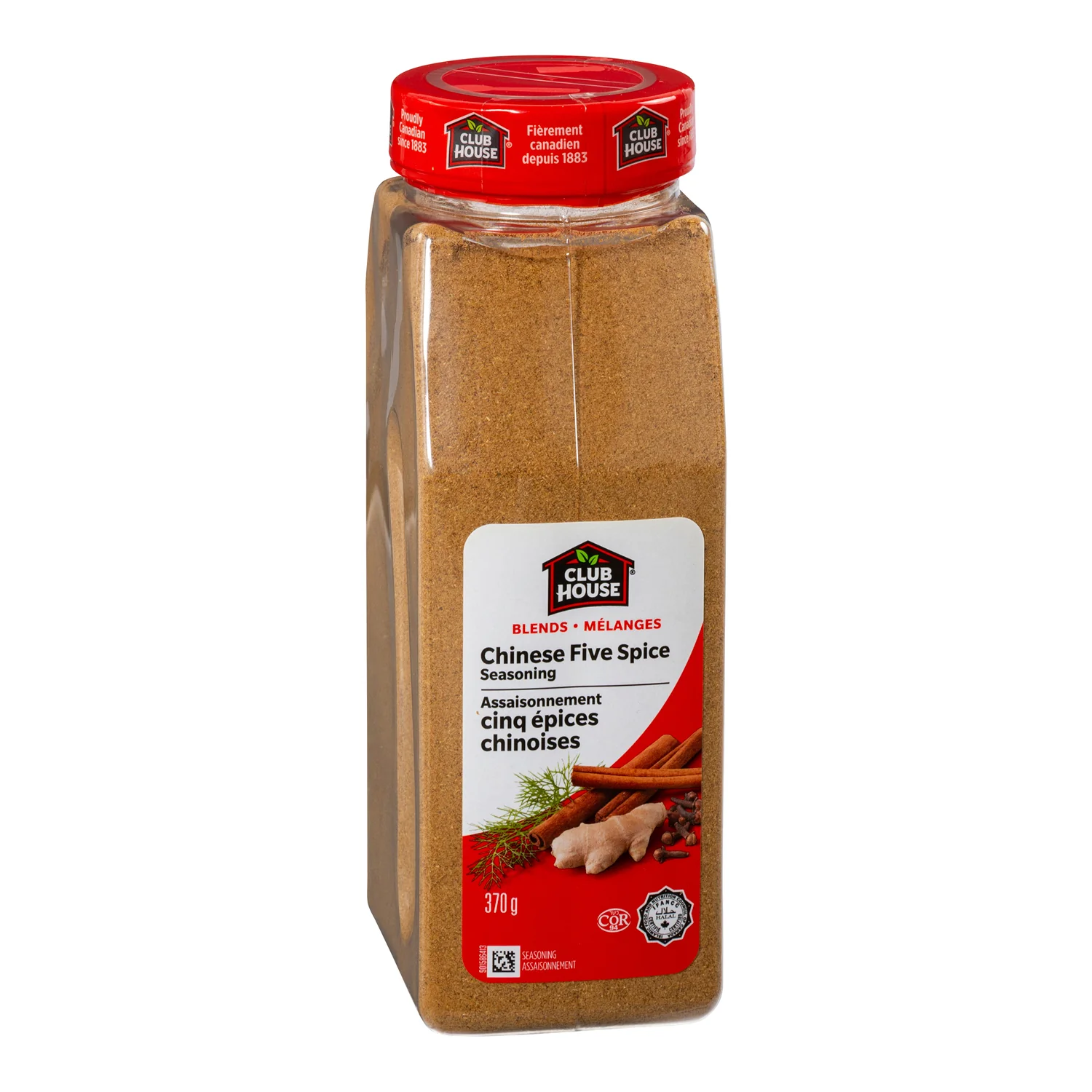 Seasoning Chinese Five-spice - 12 x 370 g (Case = 1 x 370 g) - Clubhouse - Restaurant and Foodservice Ingredients - Canadian Distribution - Ships Free Within Canada on Orders Above CAD $199
