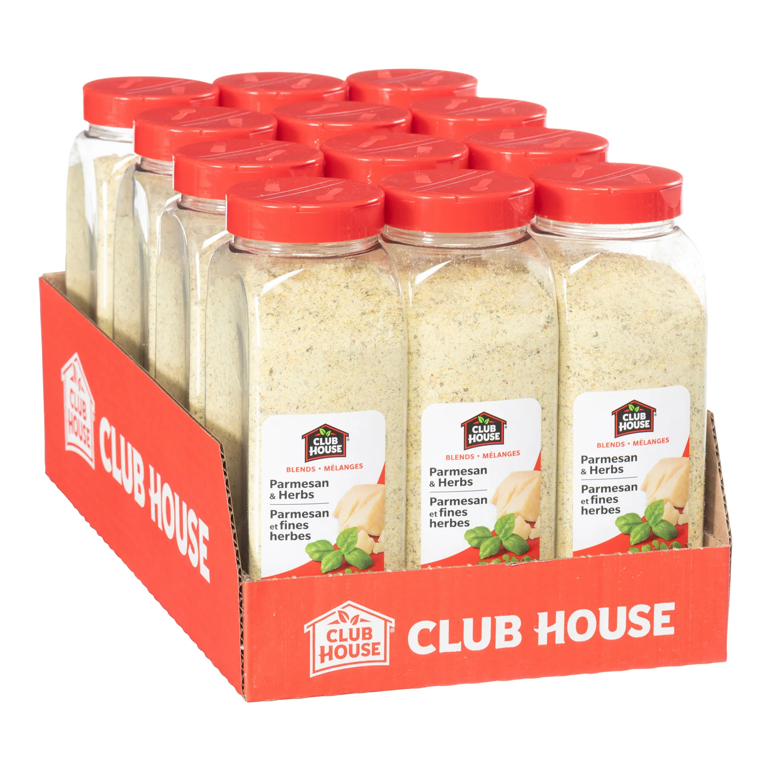 Seasoning Parmesan Herb One Step - 12 x 520 g (Case = 1 x 520 g) - Clubhouse - Restaurant and Foodservice Ingredients - Canadian Distribution - Ships Free Within Canada on Orders Above CAD $199 - Image 4