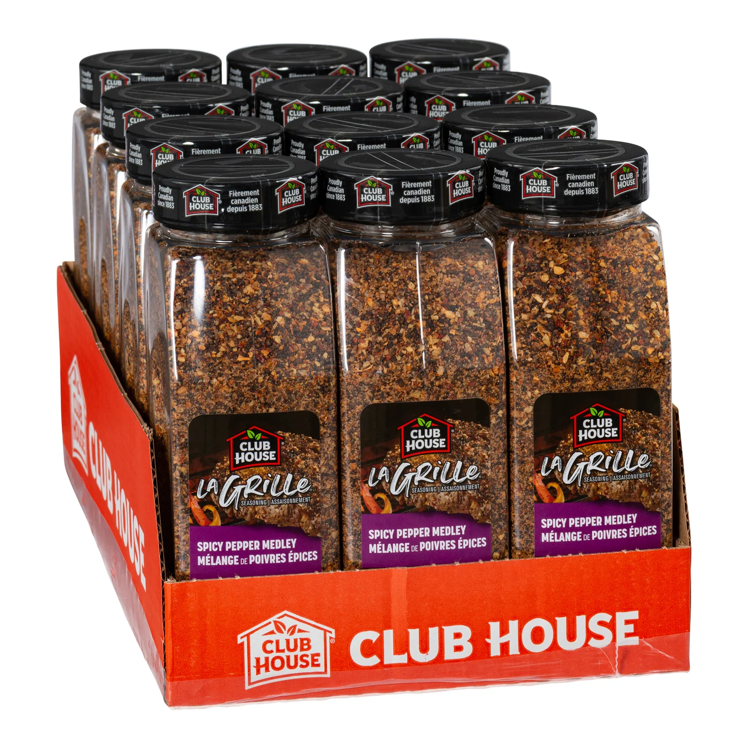 Seasoning Pepper Medley Spicy - 12 x 740 g - Clubhouse - Restaurant and Foodservice Ingredients - Canadian Distribution - Ships Free Within Canada on Orders Above CAD $199 - Image 2