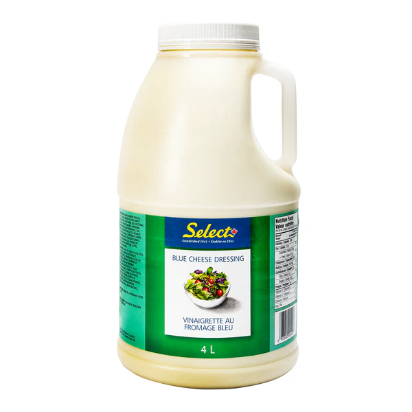 Select Blue Cheese Dressing - 4 x 4 L - Grocery and Food Items - Canadian Distribution - Ships Free Within Canada on Orders Above CAD $199