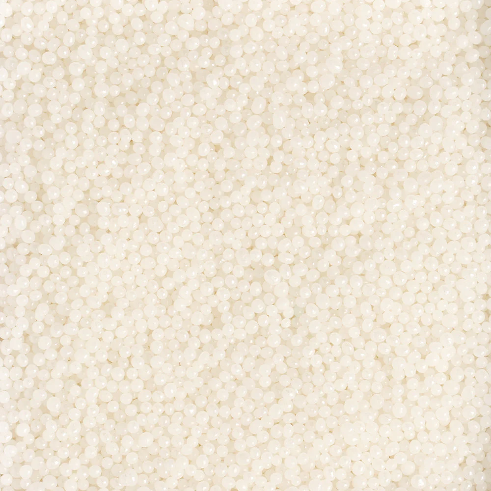 Shiny White Mini Sugar Pearls, 2mm - Canadian Distribution - Ships Free Within Canada on Orders Above CAD $199 - Image 2
