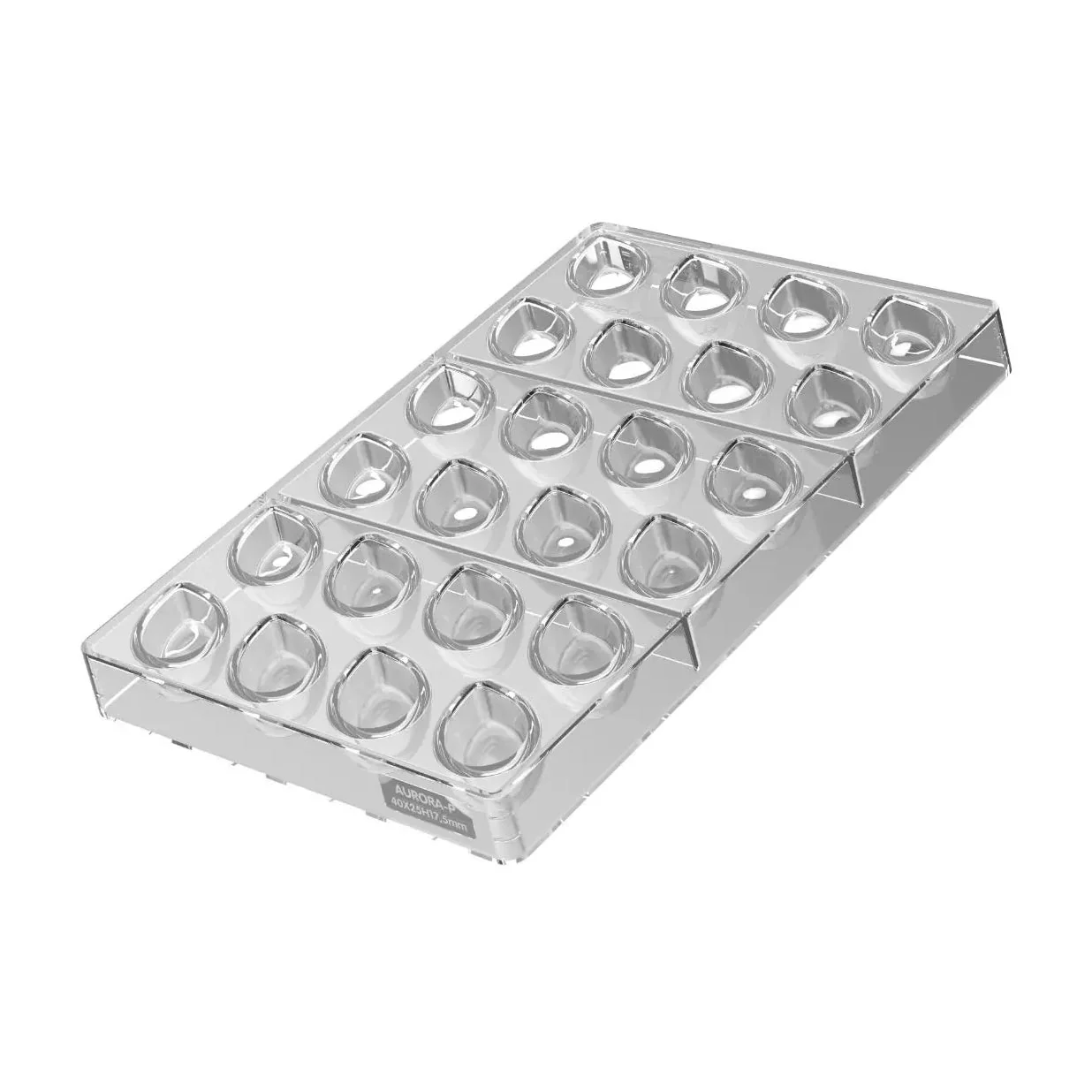 SILIKOMART Aurora P Tritan Chocolate Mould, Praline - Canadian Distribution - Ships Free Within Canada on Orders Above CAD $199 - Image 3