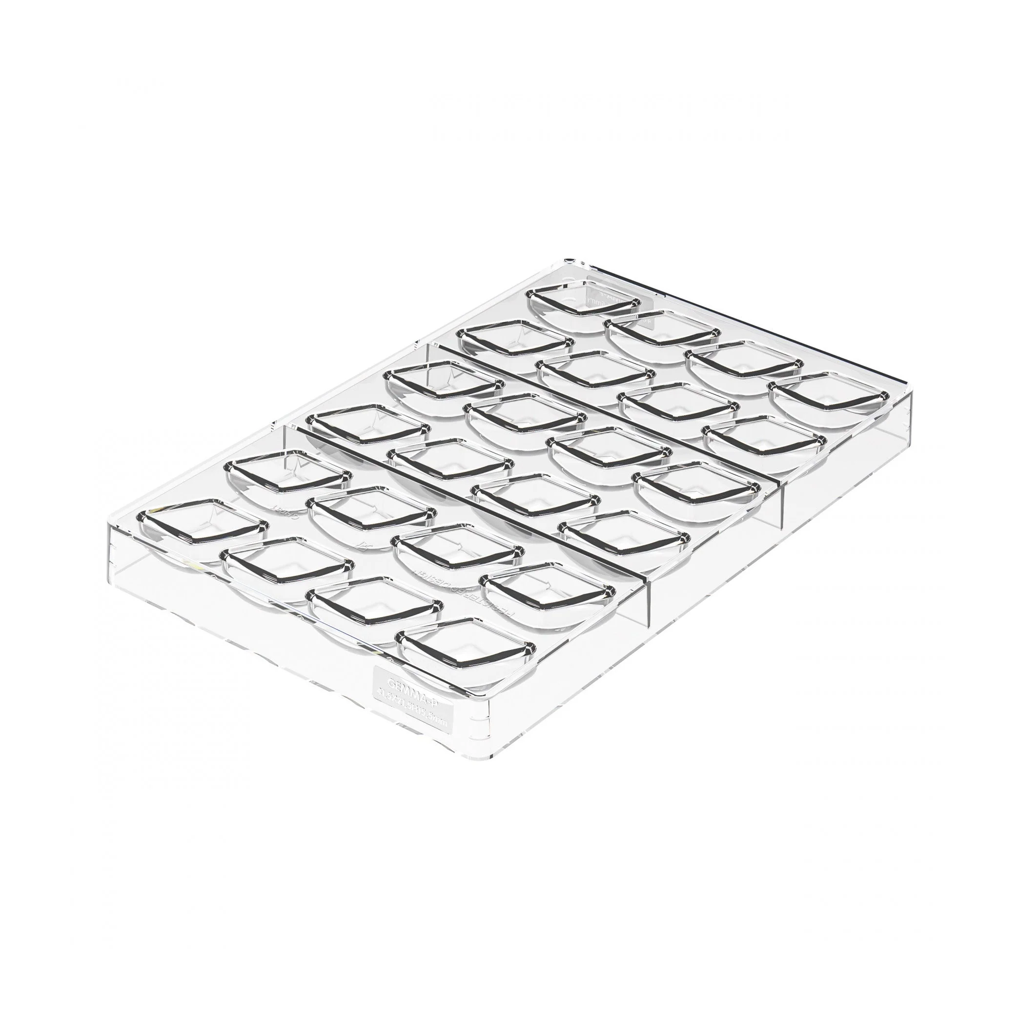 SILIKOMART Gemma P Tritan Chocolate Mould, Praline - Canadian Distribution - Ships Free Within Canada on Orders Above CAD $199 - Image 2