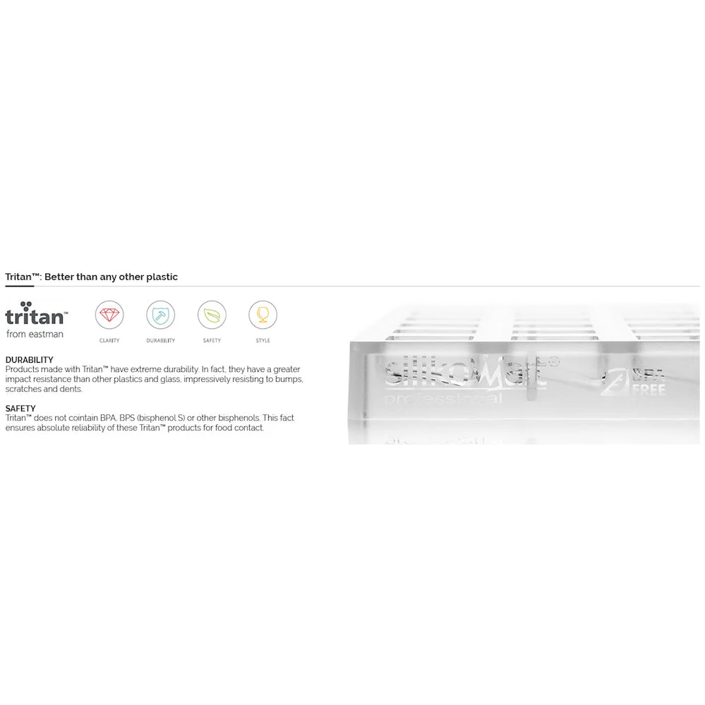 SILIKOMART Goccia T Tritan Chocolate Mould, Tablet - Canadian Distribution - Ships Free Within Canada on Orders Above CAD $199 - Image 4