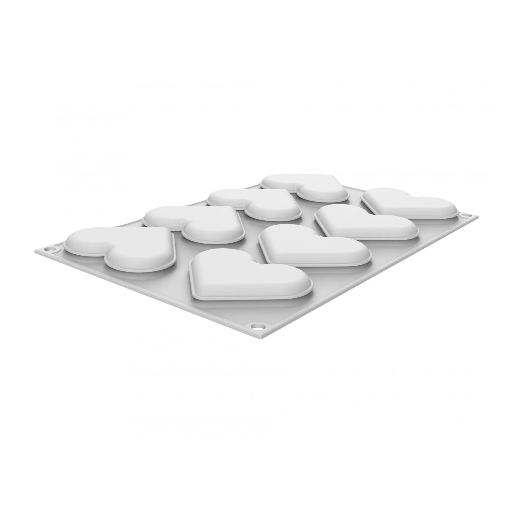 SILIKOMART Level Hearts 35 (Silicone Mould + Cutter) - Canadian Distribution - Ships Free Within Canada on Orders Above CAD $199 - Image 4