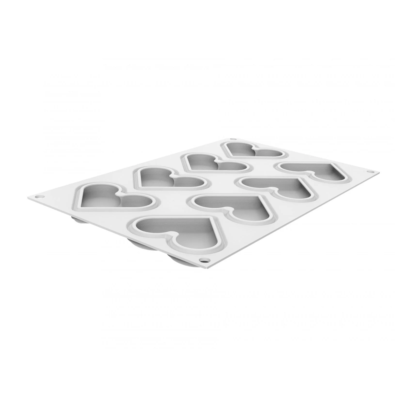 SILIKOMART Level Hearts 35 (Silicone Mould + Cutter) - Canadian Distribution - Ships Free Within Canada on Orders Above CAD $199 - Image 5