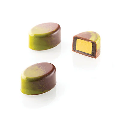 SILIKOMART Ovale 01 Tritan Chocolate Mould Kit, Bonbon - Canadian Distribution
