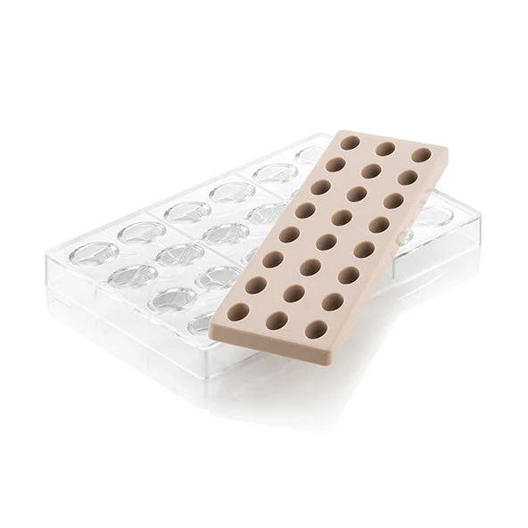 SILIKOMART Ovale 01 Tritan Chocolate Mould Kit, Bonbon - Canadian Distribution - Image 2