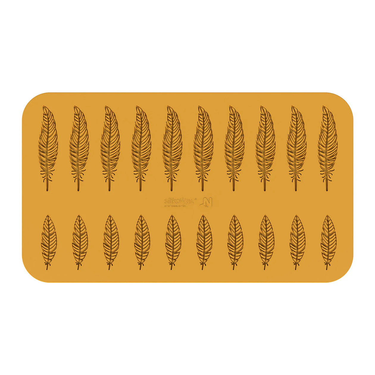 SILIKOMART Piuma Silicone Decor Mould for Tuile and Chocolate - Canadian Distribution - Ships Free Within Canada on Orders Above CAD $199 - Image 2