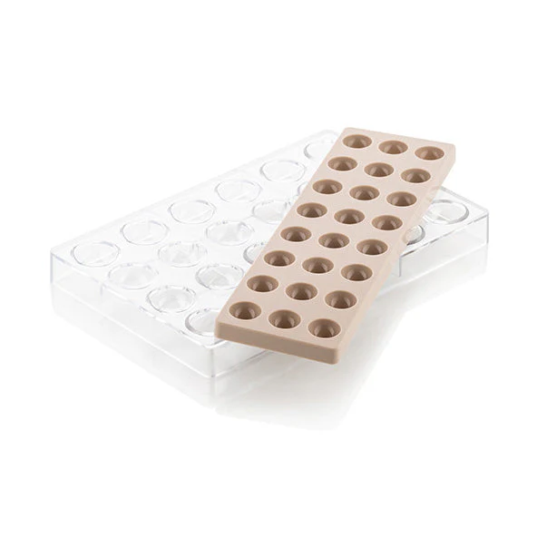SILIKOMART Semisfera 01 Tritan Chocolate Mould Kit, Bonbon - Canadian Distribution - Image 2