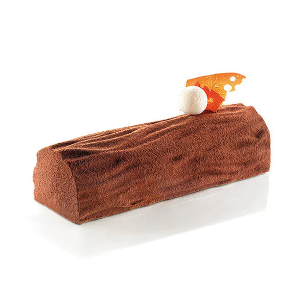 SILIKOMART Tex01 Wood Bûche Texture Silicone Mat 250 x 185 x 6 mm - Canadian Distribution - Ships Free Within Canada on Orders Above CAD $199 - Image 2