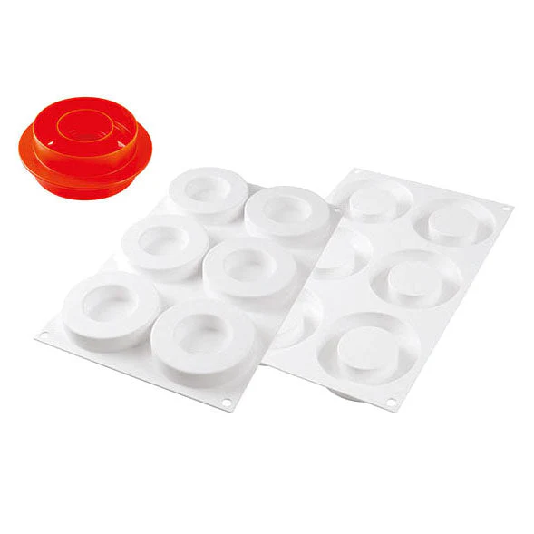 SILIKOMART The Ring 65 (Set of 2 Silicone Molds + Cutter) - Canadian Distribution - Image 2