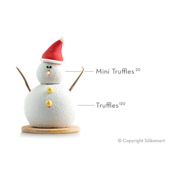 SILIKOMART Truffles 120 (Silicone Mould) - Canadian Distribution - Ships Free Within Canada on Orders Above CAD $199 - Image 3