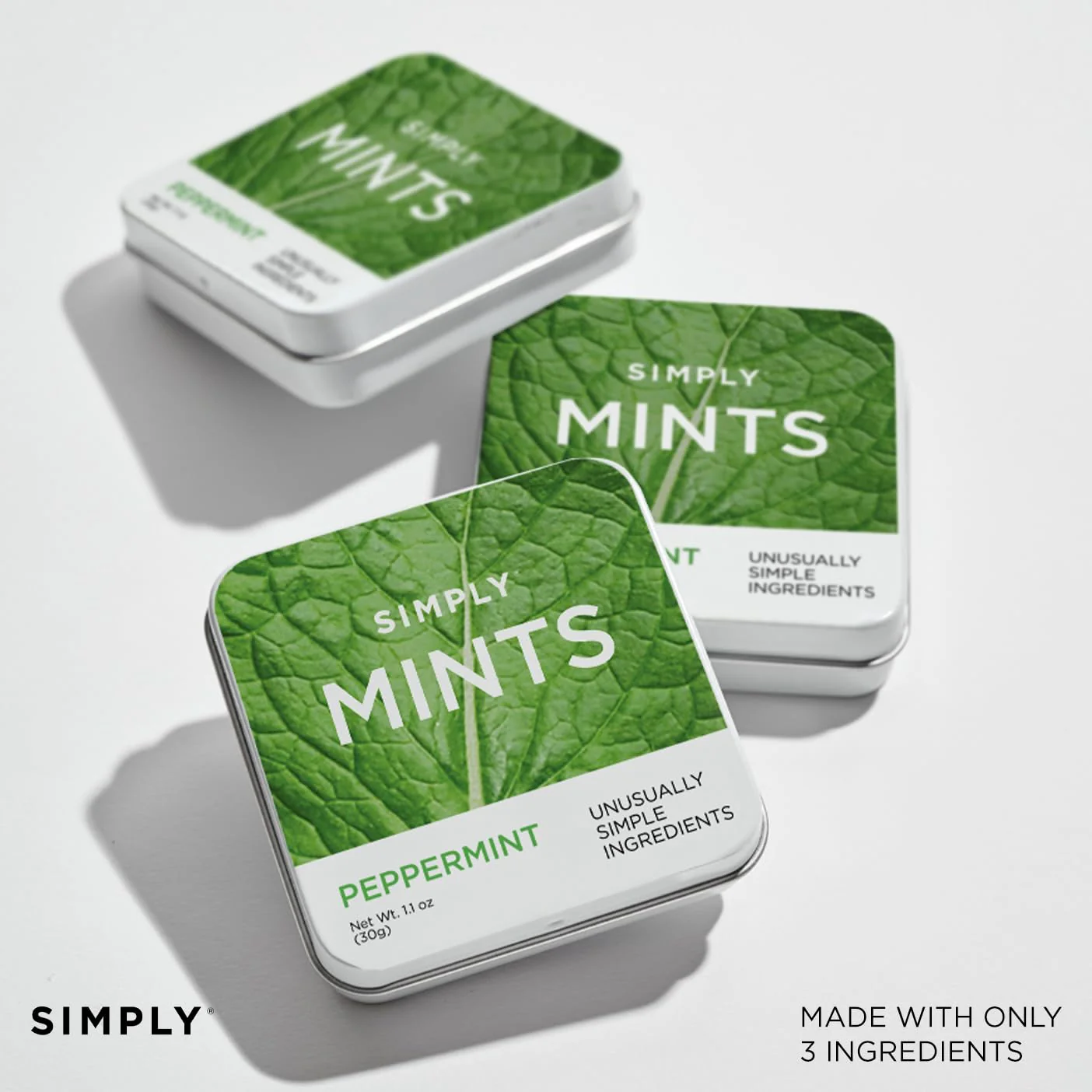 Simply Mints – Peppermint Mints – Original – 6 Pack / 180 Pieces – Natural ingredients - Canadian Distribution - Ships Free Within Canada on Orders Above CAD $199 - Image 6