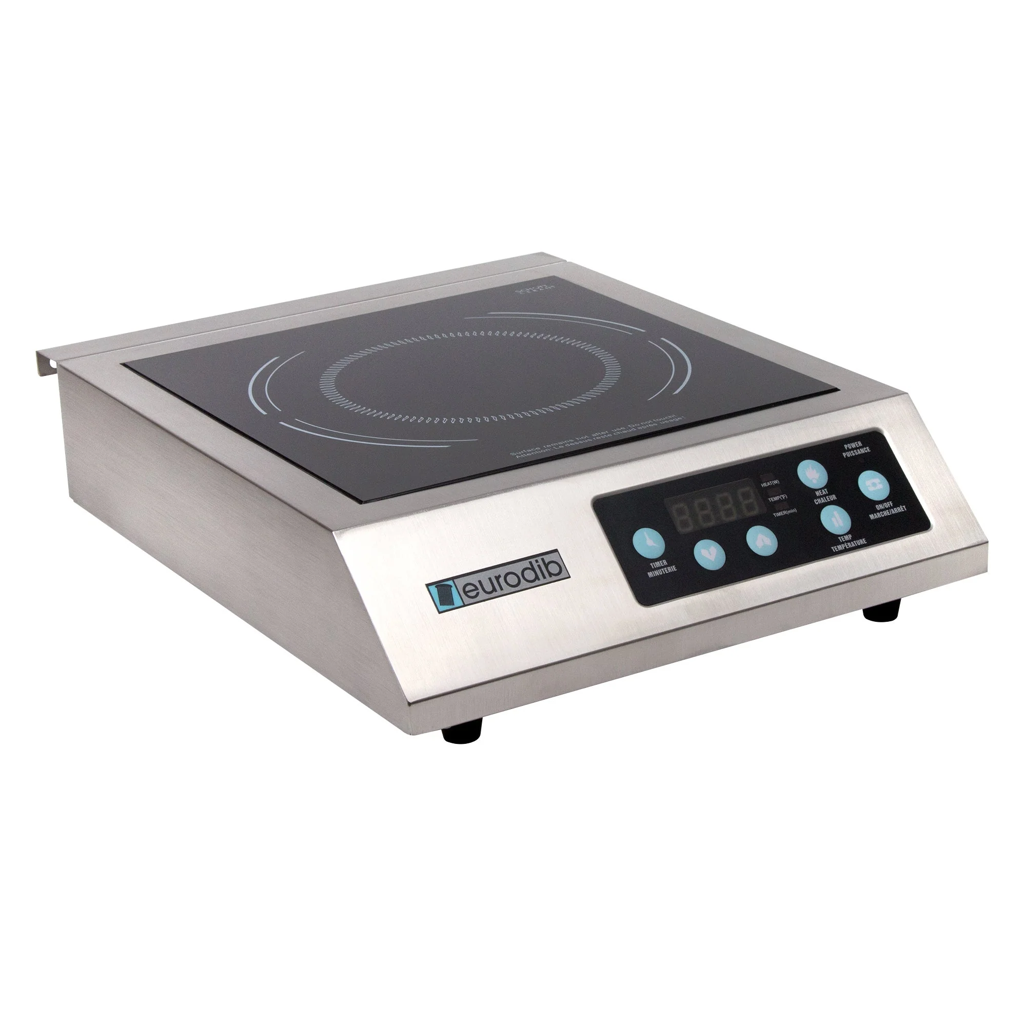 Single Heavy-Duty Induction Cooker - 1,800 W - Eurodib - Restaurant Equipment and Smallwares - Canadian Distribution