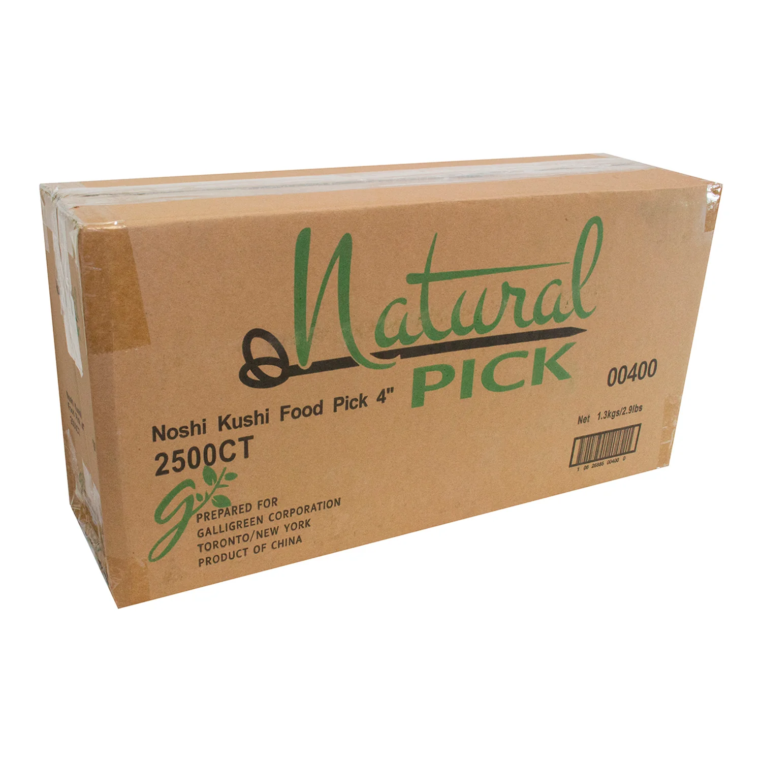 Skewer Bamboo Noshi Kushi 4 in. - 100 count (Case = 25 x 100 count) - Natural Pick - Packaging and Accessories - Restaurant Supplies and Equipment - Canadian Distribution - Image 3