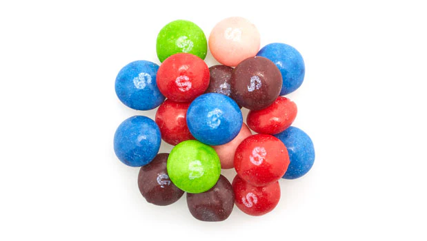 Skittles Berry - 25 LB Box - Premium Ice Cream and Dessert Toppings, Mix-Ins and Inclusions - Ships Free Within Canada on Orders Above CAD $199
