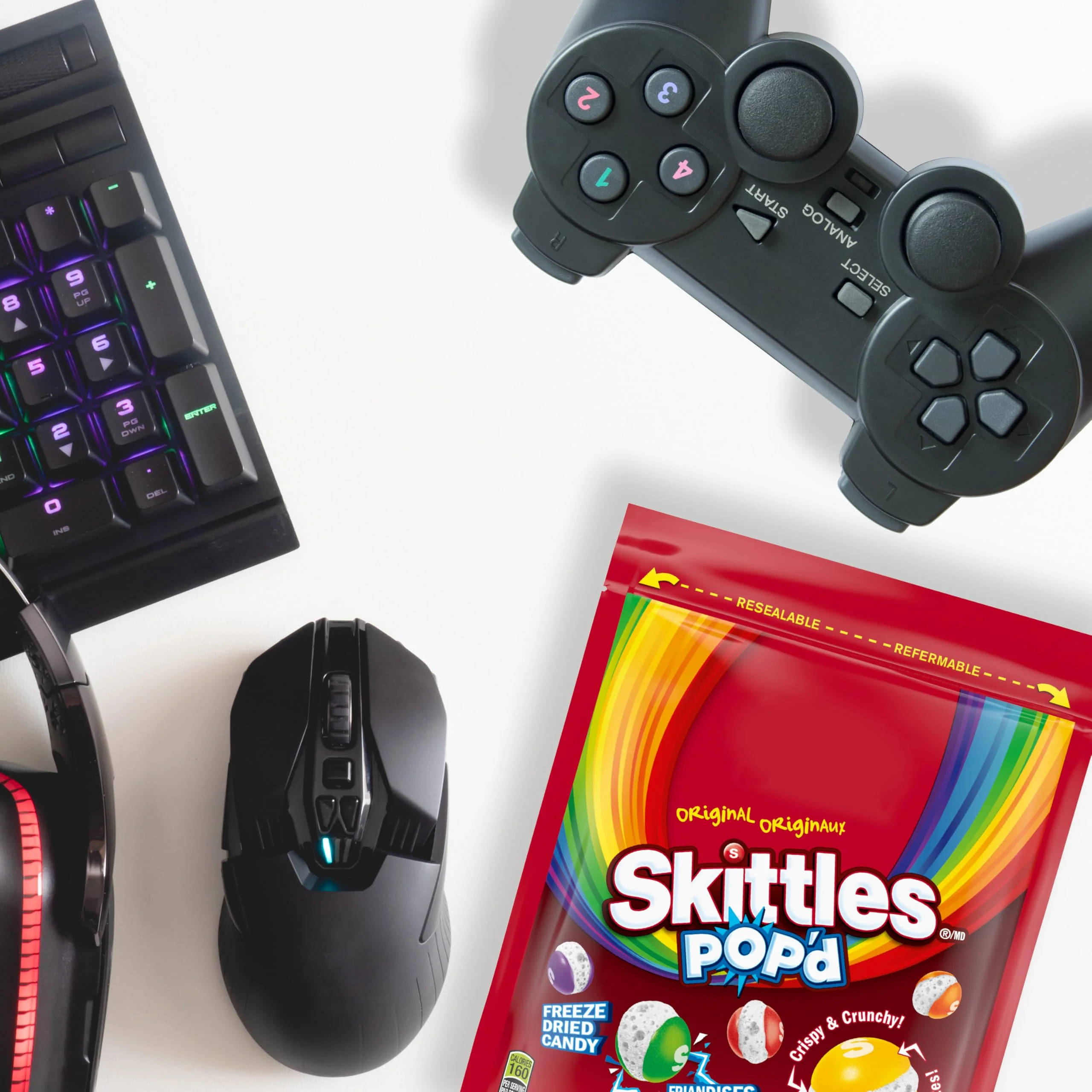 SKITTLES POP'D Original Freeze-Dried Fruity Candy, Crunchy Snack Pack 155g - Canadian Distribution - Ships Free Within Canada on Orders Above CAD $199 - Image 5
