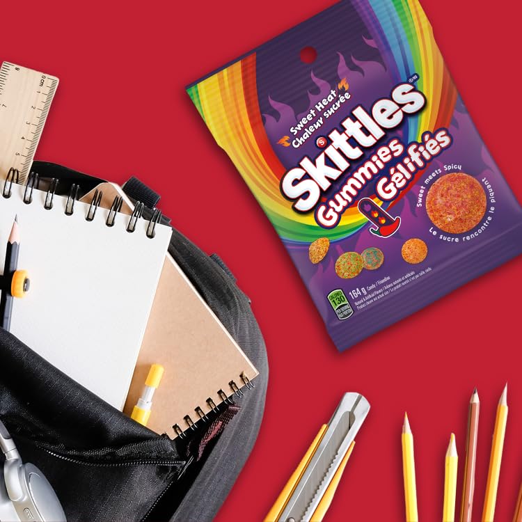 Skittles Sweet Heat Gummy Candy, 2 x 164g Bag - Canadian Distribution - Ships Free Within Canada on Orders Above CAD $199 - Image 3