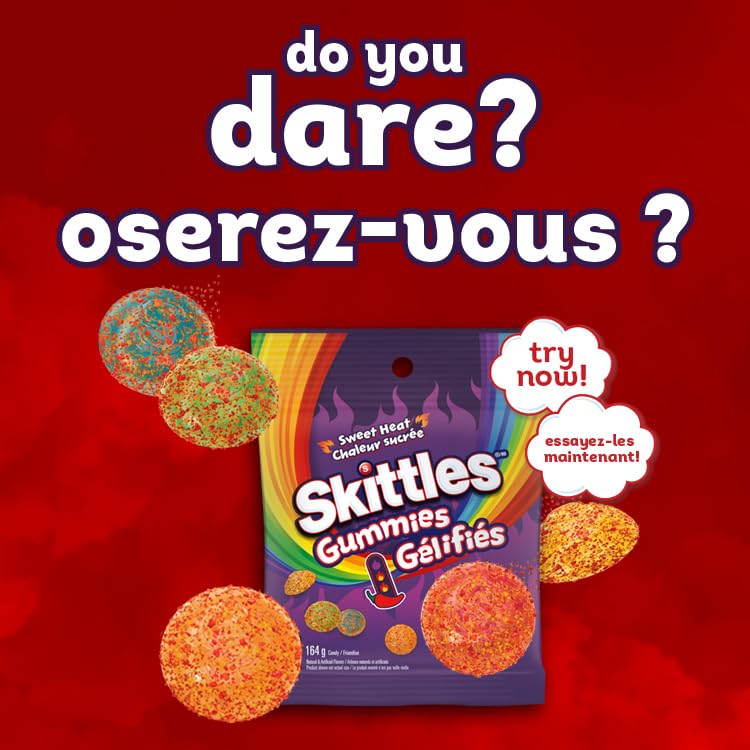 Skittles Sweet Heat Gummy Candy, 2 x 164g Bag - Canadian Distribution - Ships Free Within Canada on Orders Above CAD $199 - Image 4