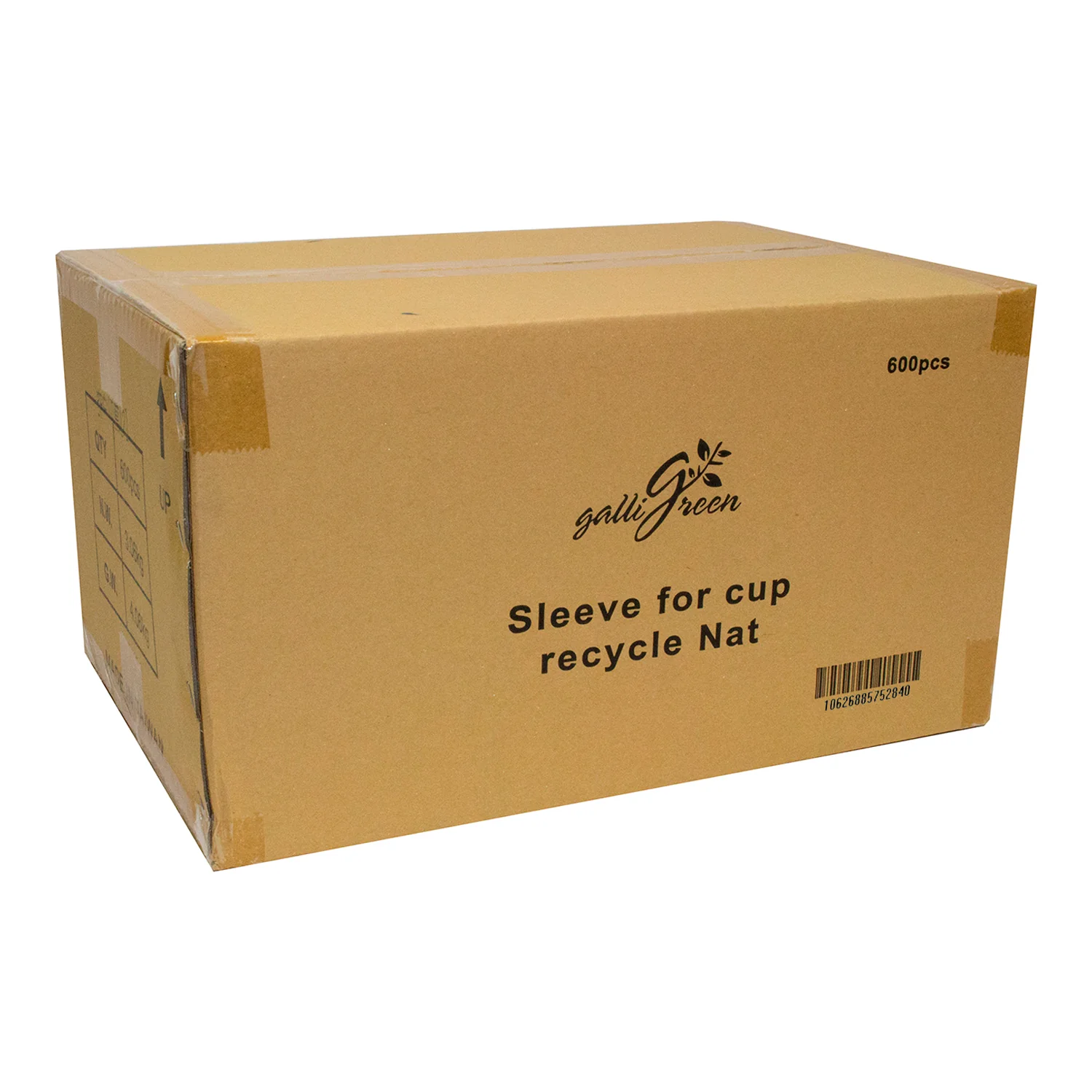 Sleeve For Cup Recycled Natural - 600 each - Packn'eat - Packaging and Accessories - Restaurant Supplies and Equipment - Canadian Distribution - Image 3