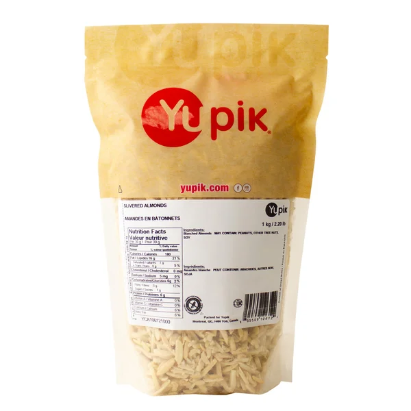 Slivered Almonds - 4 x 1 kg - Yupik - Canadian Distribution - Ships Free Within Canada on Orders Above CAD $199 - Image 2