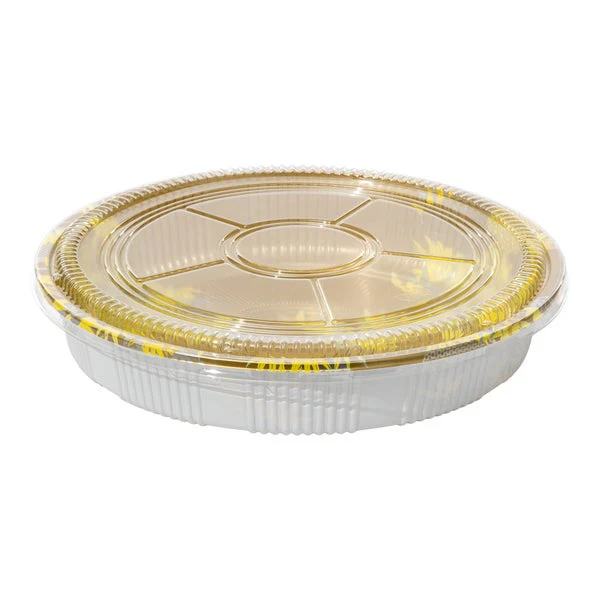Small Sushi Platter Combo With Lid - Pack of 100  - Disposables, Restaurant Packaging and Take-Out Supplies - Canadian Distribution - Ships Free Within Canada on Orders Above CAD $199