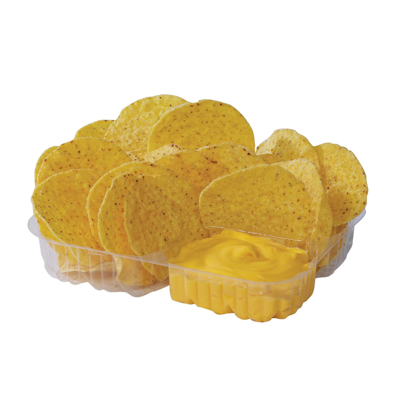 Small Two-Compartment Nacho Trays - 6.5" x 6.5" x 1.5" - Case of 2000 - WFI - Canadian Distribution