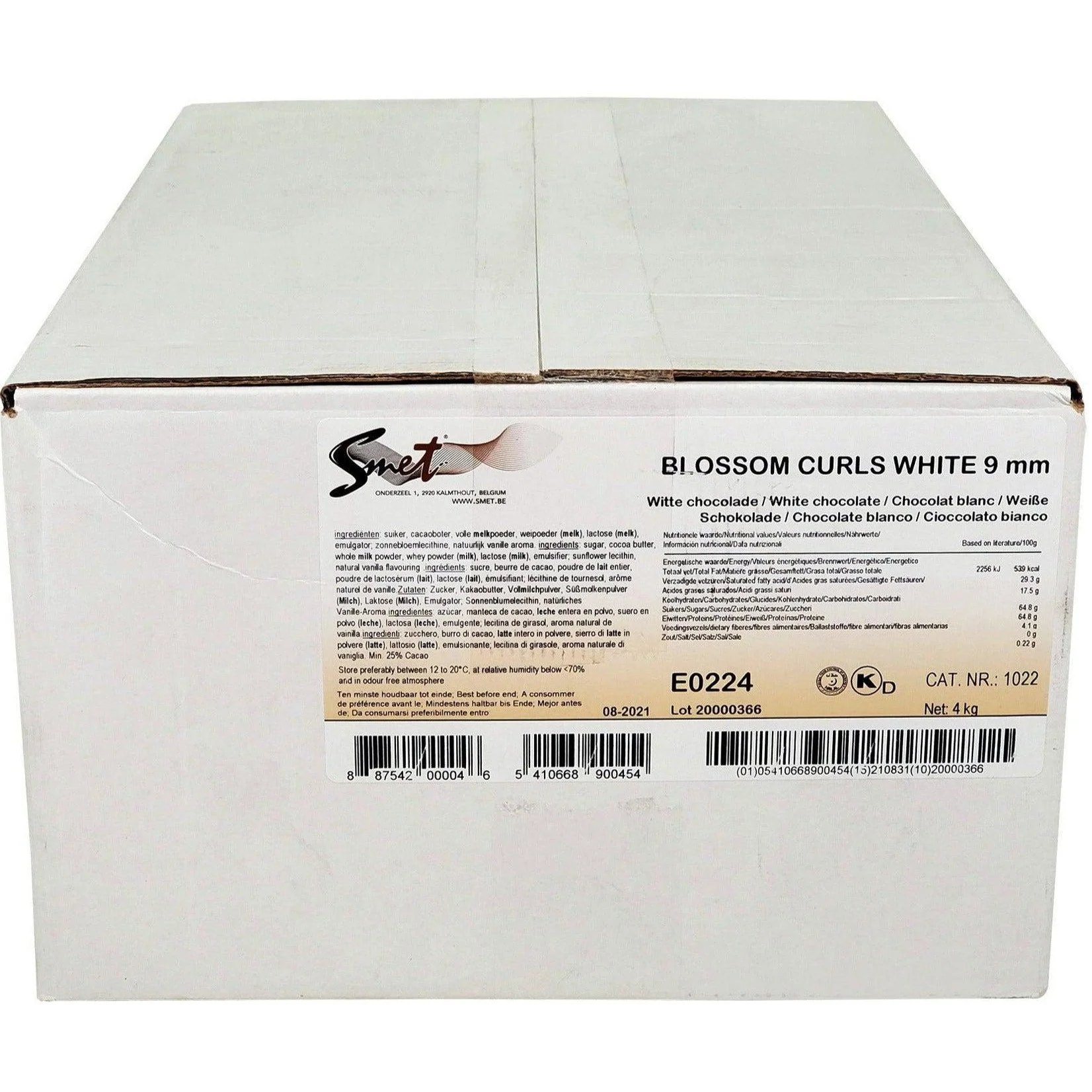 Smet - Confectionary - Blossom Curls - White (Chocolate) - Ships Free Within Canada on Orders Above CAD $199