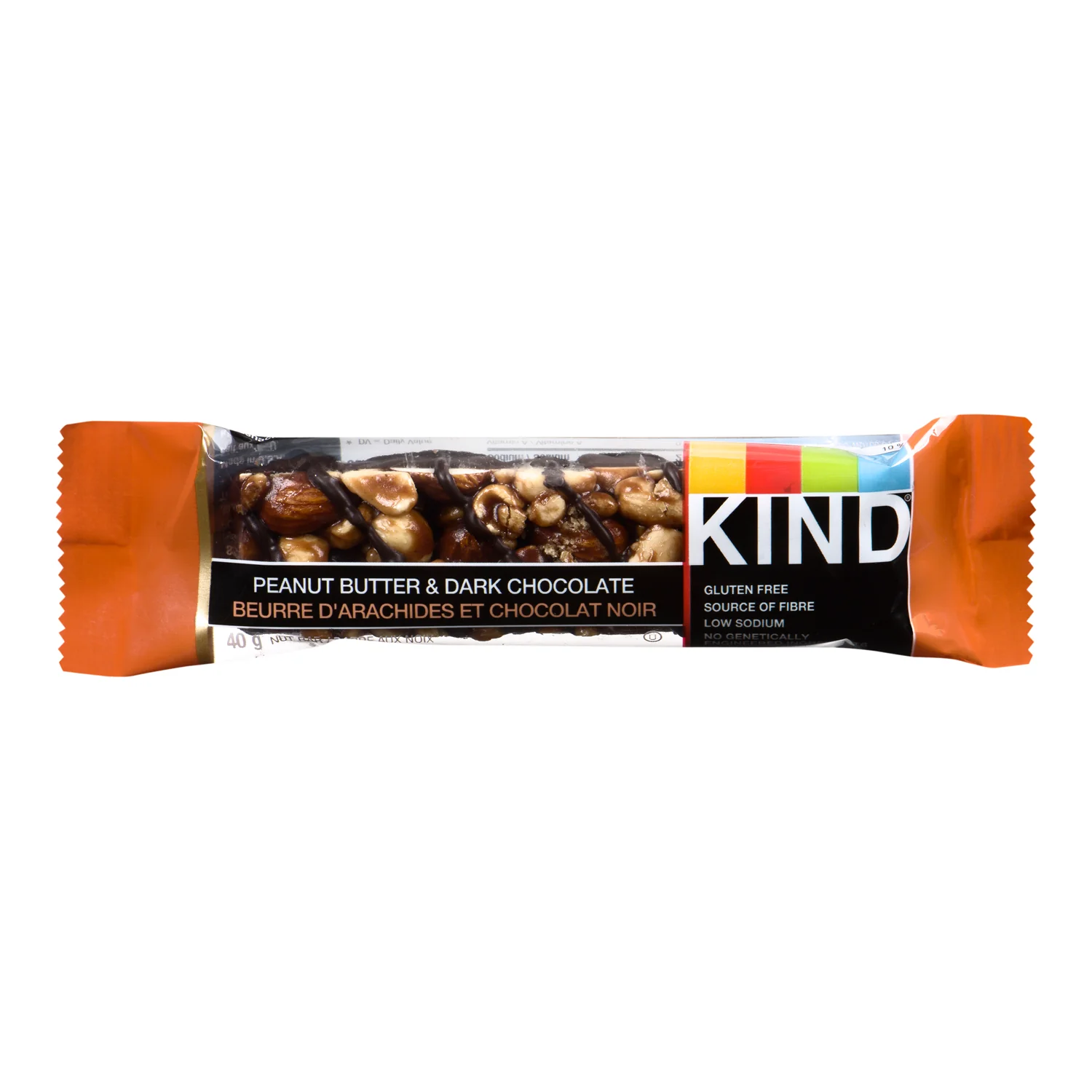 Snack Bar Peanut & Dark Chocolate - 36 x 40 g - Kind Llc - Restaurant and Foodservice Ingredients - Canadian Distribution - Ships Free Within Canada on Orders Above CAD $199 - Image 3