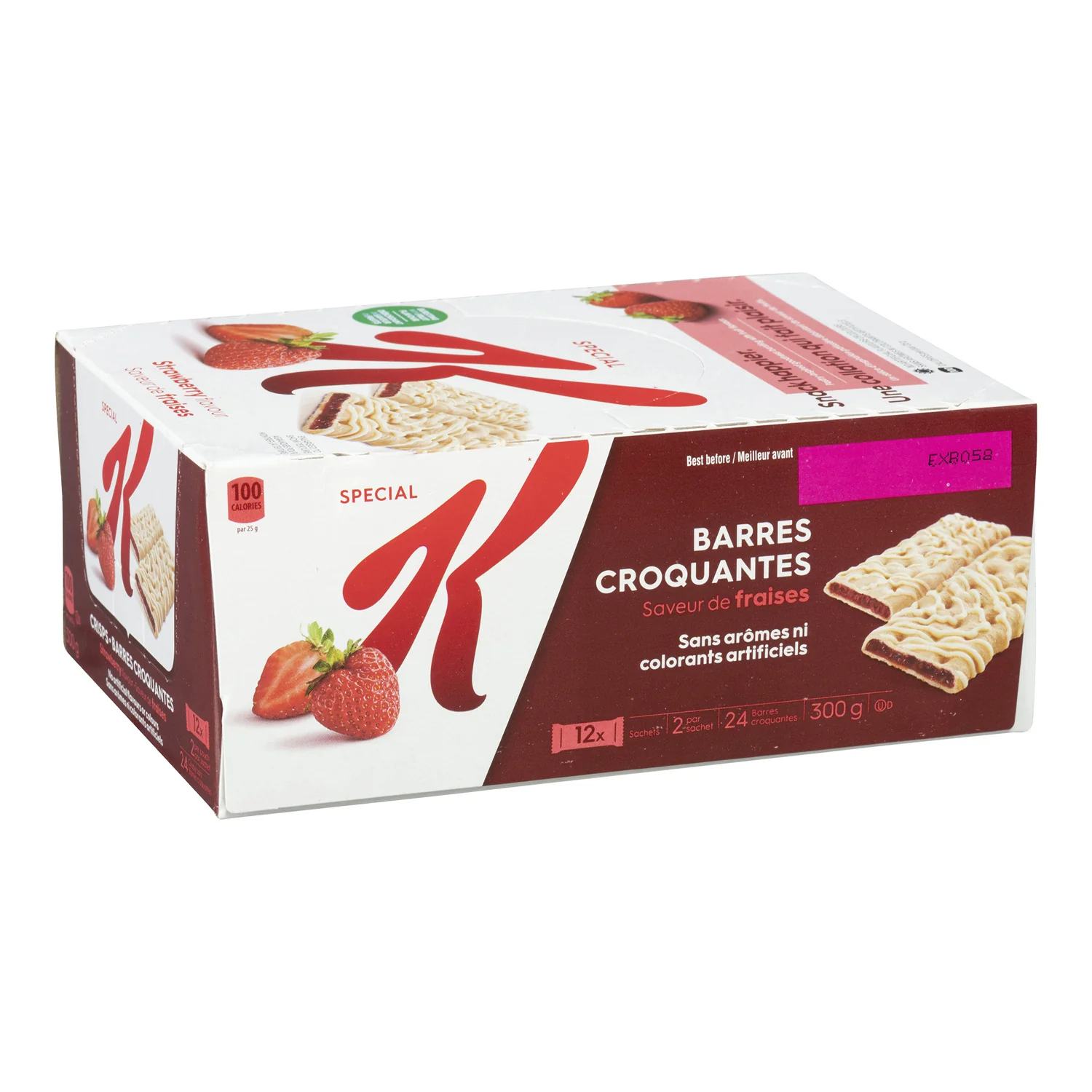 Snack Bar Special K Fruit Strawberry - 6 x 300 g - Kellogg's - Restaurant and Foodservice Ingredients - Canadian Distribution - Ships Free Within Canada on Orders Above CAD $199 - Image 5