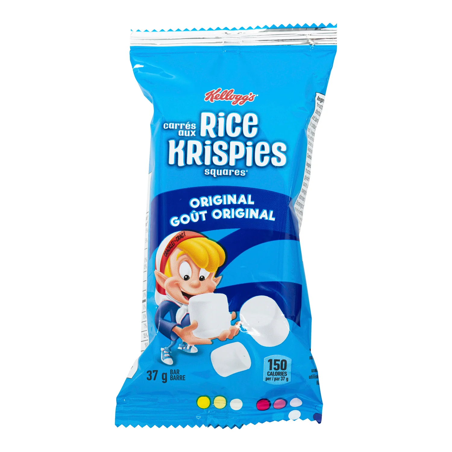 Snack Rice Krispies Bar Square 37 g. - 4 x 20 count - Kellogg's - Restaurant and Foodservice Ingredients - Canadian Distribution - Ships Free Within Canada on Orders Above CAD $199 - Image 4
