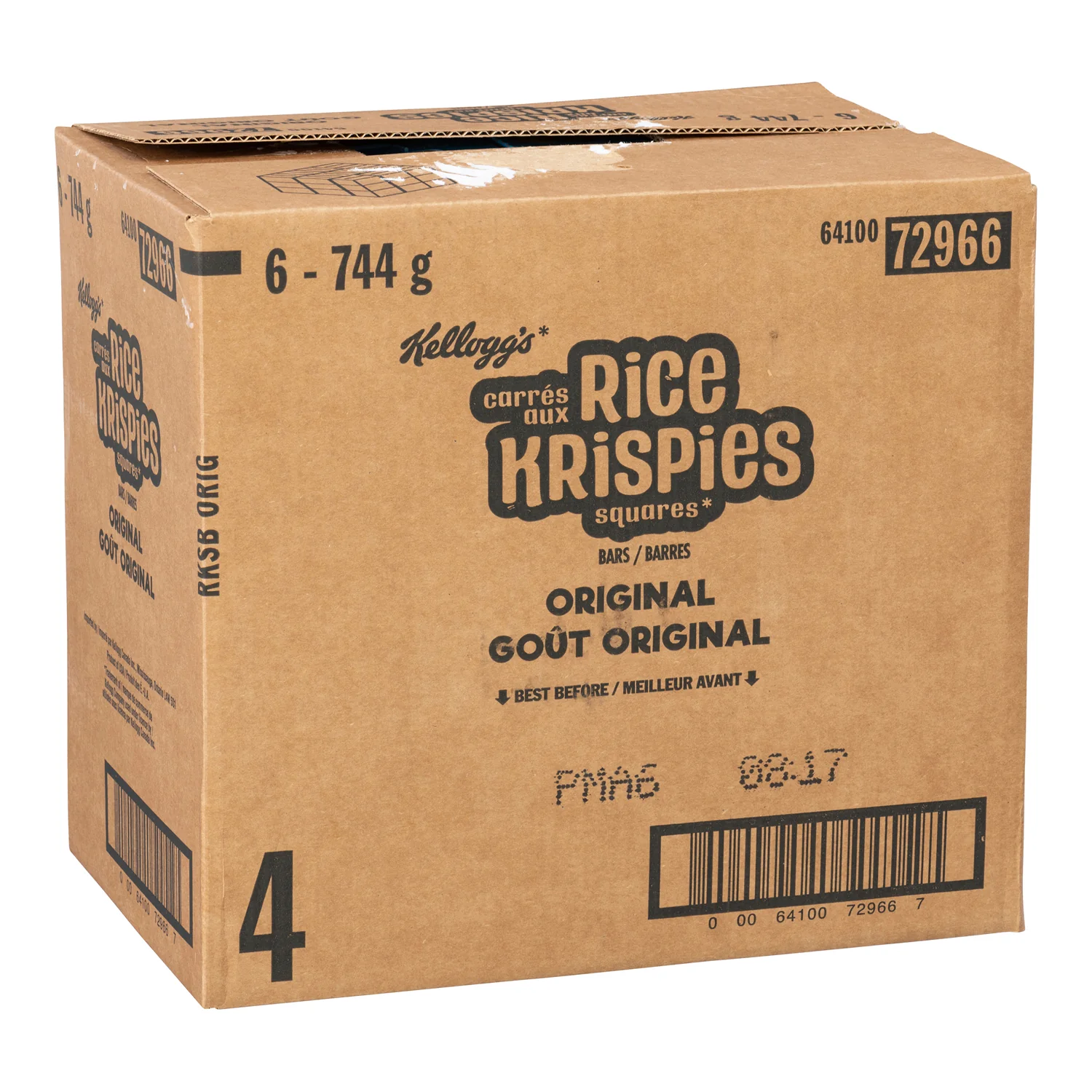 Snack Rice Krispies Big Bar - 72 x 62 g - Kellogg's - Restaurant and Foodservice Ingredients - Canadian Distribution - Ships Free Within Canada on Orders Above CAD $199 - Image 2