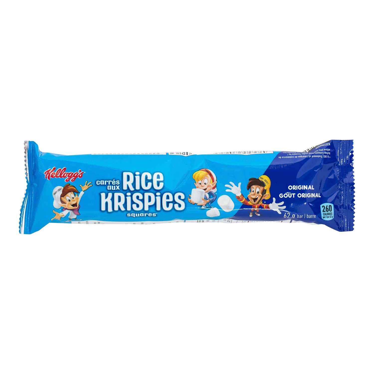 Snack Rice Krispies Big Bar - 72 x 62 g - Kellogg's - Restaurant and Foodservice Ingredients - Canadian Distribution - Ships Free Within Canada on Orders Above CAD $199 - Image 4