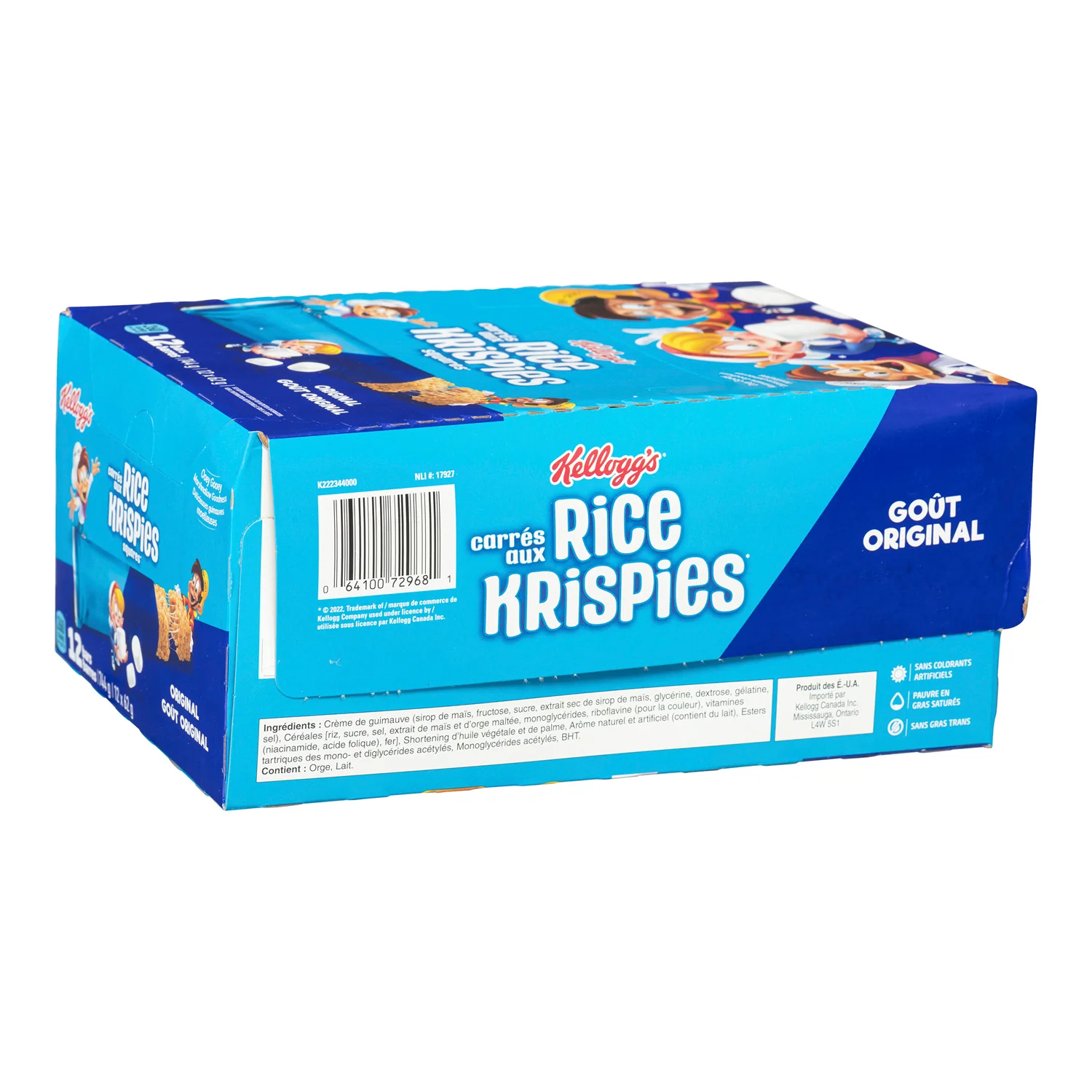 Snack Rice Krispies Big Bar - 72 x 62 g - Kellogg's - Restaurant and Foodservice Ingredients - Canadian Distribution - Ships Free Within Canada on Orders Above CAD $199 - Image 6