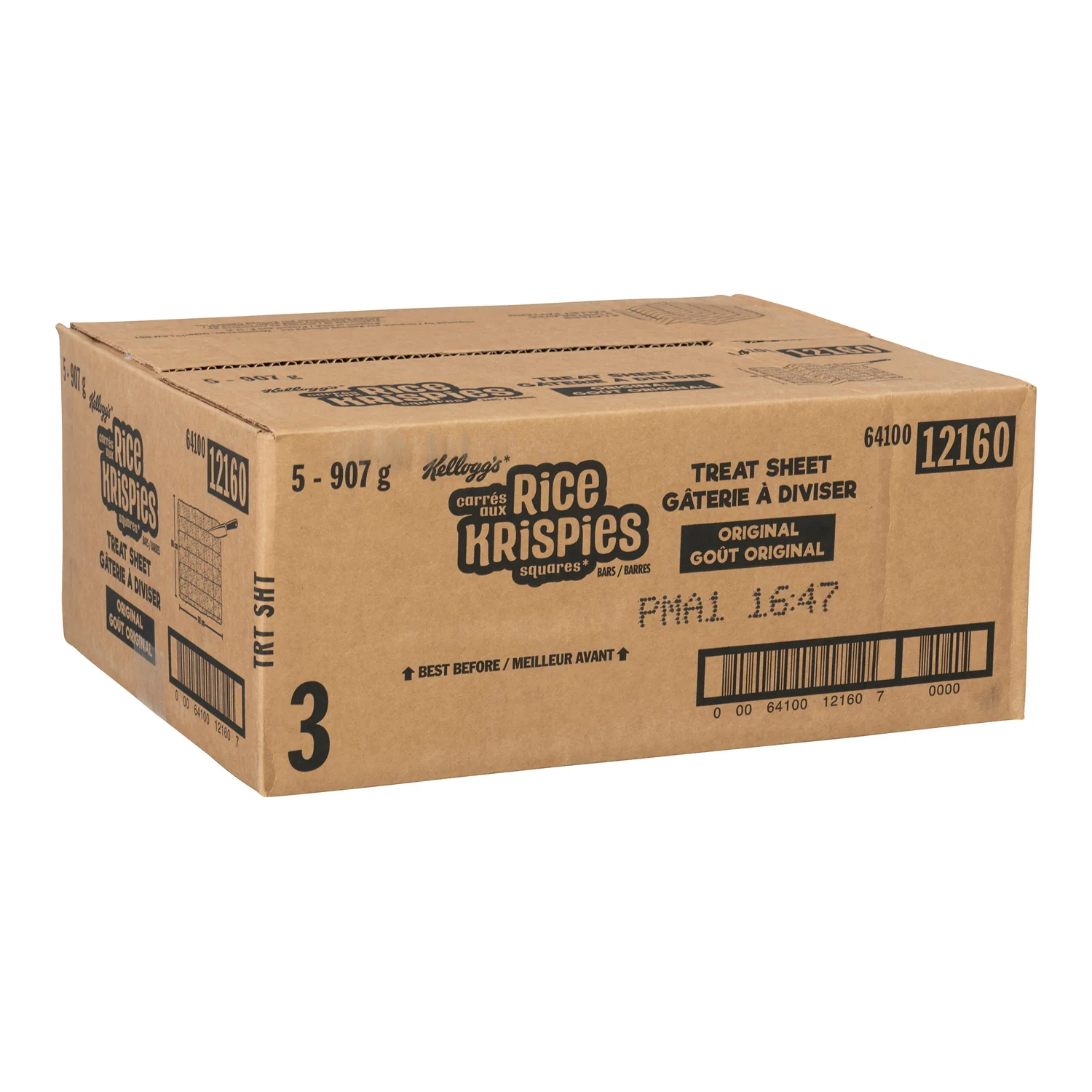 Snack Rice Krispies Sheet 12x15 - 5 x 907 g - Kellogg's - Restaurant and Foodservice Ingredients - Canadian Distribution - Ships Free Within Canada on Orders Above CAD $199 - Image 2