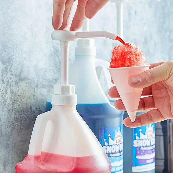 Snow Cone Syrup Pump - Dispenses One Ounce Per Push - Snow Cone Supplies Canada - Image 2