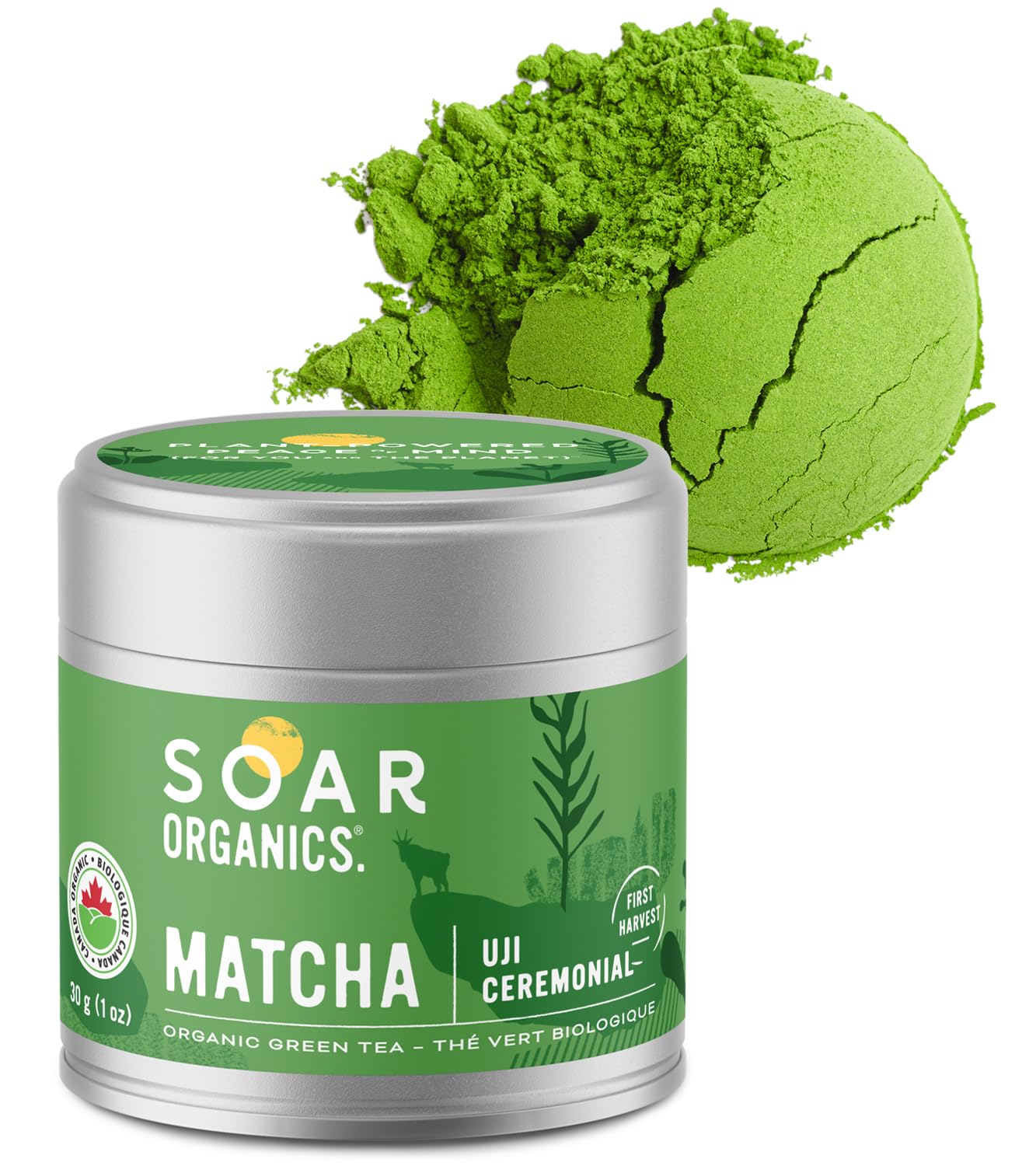 Soar Organics – Uji Ceremonial Matcha – Japanese – 30g - Canadian Distribution - Ships Free Within Canada on Orders Above CAD $199