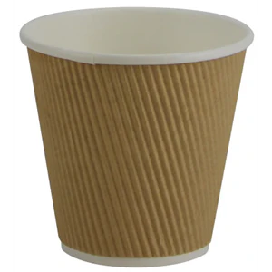 SOMI CUP1R10K-PR, Cup Paper Hot Ripple Kraft 10 oz.,  19 LBS, PACK SIZE 500