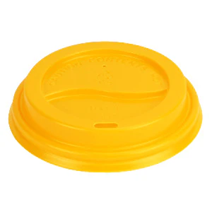 SOMI CUPLHD-YEL, Lid Cup Dome, 90mm, Yellow Fits 8sq. 10-24oz Cup 50x20, PS, 7.71 LBS, PACK SIZE 1000