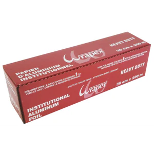 SOMI FOIL12MT, Foil Roll 12" x 200m,  5LBS, SIVER, 1 PER PACK