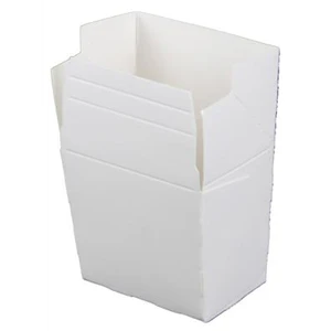 SOMI FPD8 Cont. Food Pail 8 oz Paper White, 10x50 , 13.7LBS, WHITE 500 PER PACK